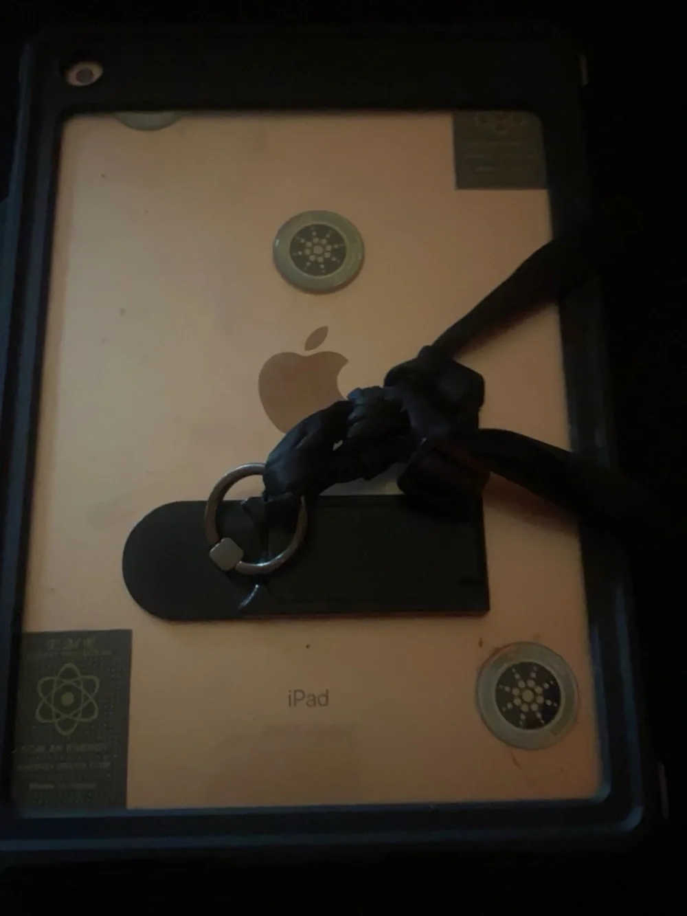 Apple iPad in Black with Dark Protective Case